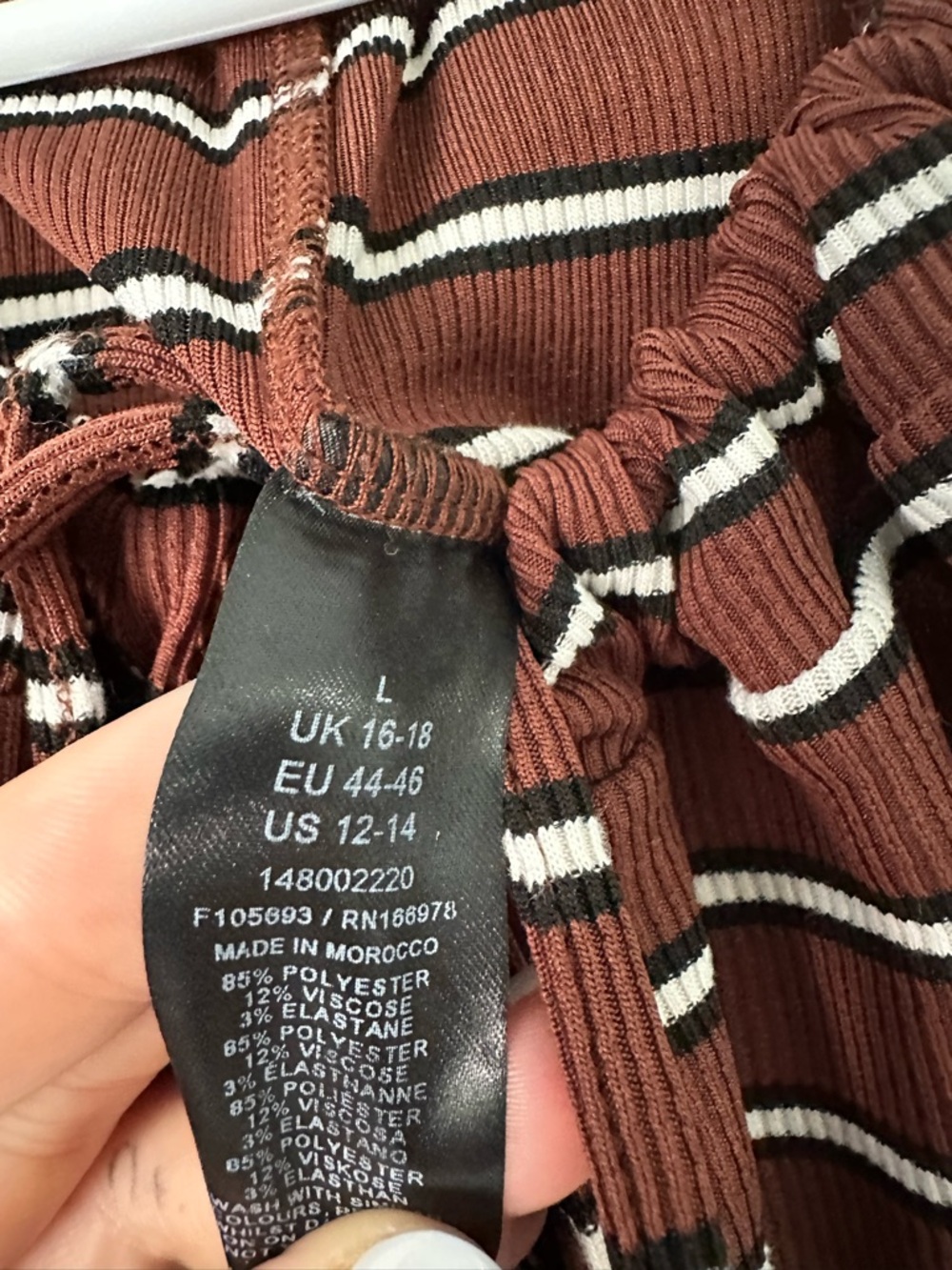 🤎 ASOS Ribbed Set – Size Large 🤎 - Picture 3 of 6